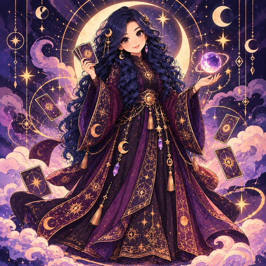Yuna, la lectora de tarot